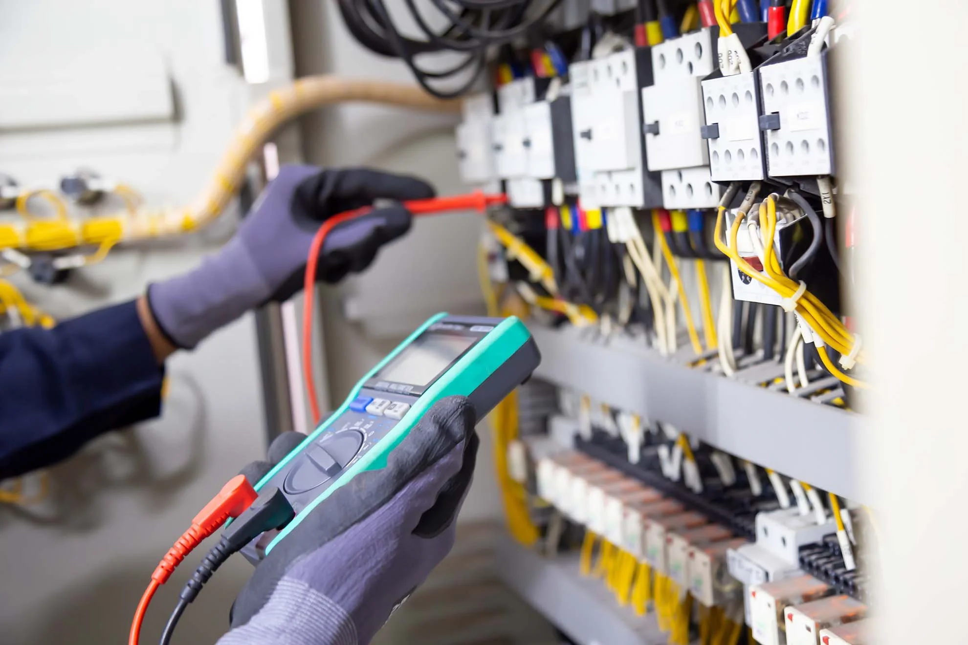 Testing Electrical Control Panel