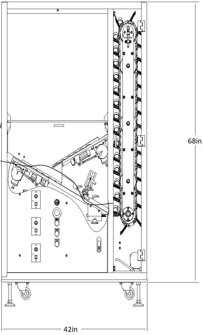 PESCO VTE-4 Drawing Front